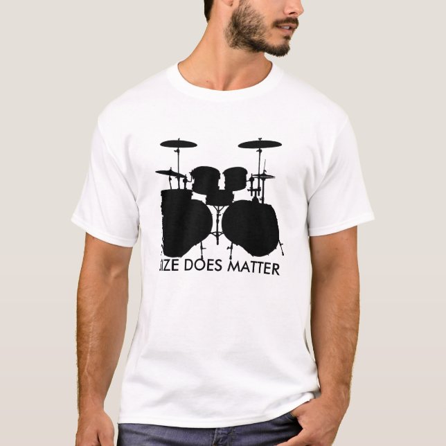T-shirts O tamanho importa -- Luz (Frente)