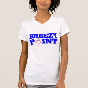 T-shirts O tanque ventoso de mulher de ponto