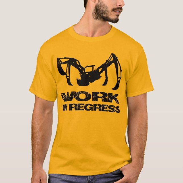 T-shirts O trabalho Regress dentro (Frente)