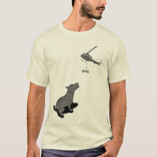 T-shirts O transporte aéreo completo do deleite do cão pelo