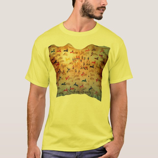 T-shirts O Tratado quebrado (Frente)