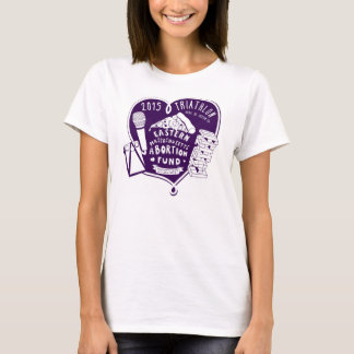 T-shirts O Triathlon T de 2015 mulheres - roxo