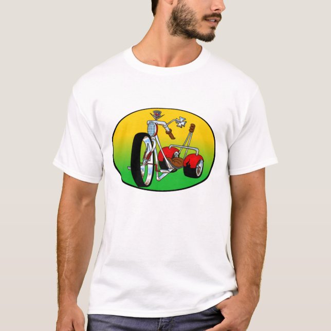 T-shirts o triciclo do trike foi proxeneta para fora (Frente)