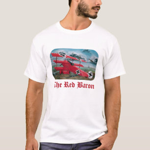 T-shirts O triplane do Fokker do Baron vermelho