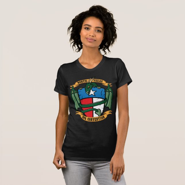 T-shirts O TShirt da mulher de NTRPGCon (Frente Completa)