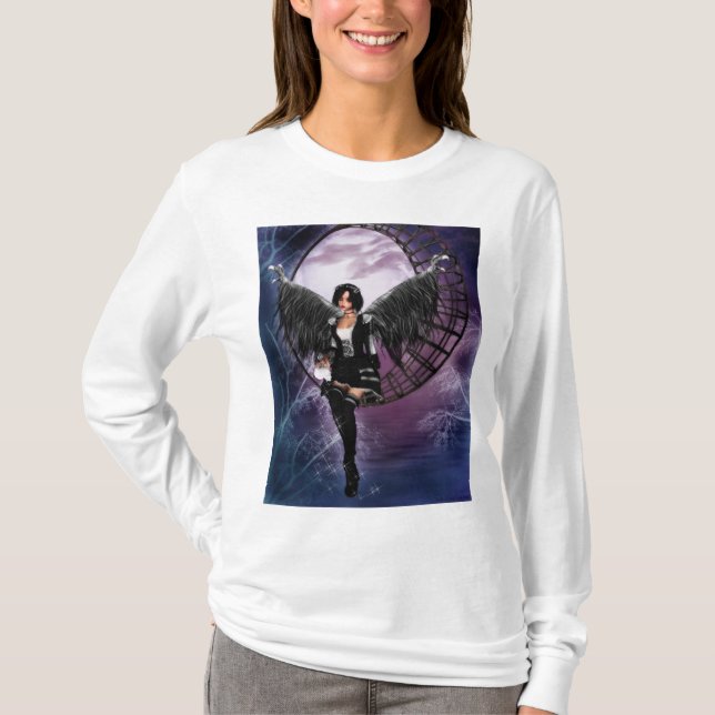 T-shirts O Tshirt das senhoras de Sluagh (Frente)