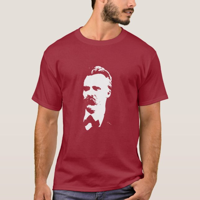 T-shirts O Tshirt dos homens de Nietzsche (Frente)