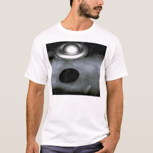 T-shirts O UFO procura em casa