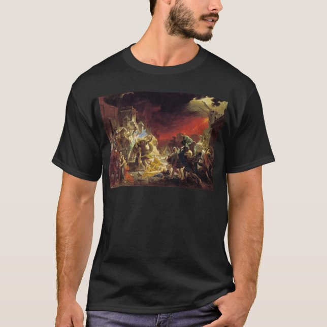 T-shirts O último dia de Pompeii (Frente)