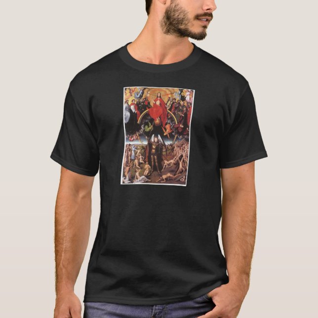 T-shirts O último julgamento. Hans Memling; c. 1467-1471 (Frente)