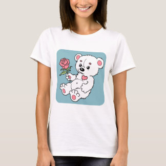 T-shirts O urso de ursinho com aumentou