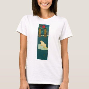 T-shirts O urso polar e seu filhote visitam Londres 2009
