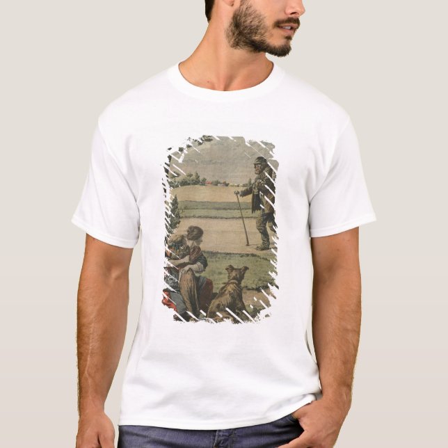 T-shirts O vagabundo é um incômodo para o campo (Frente)