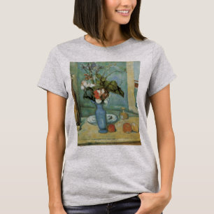 T-shirts O Vaso Azul (Flores e Frutas) de Paul Cezanne