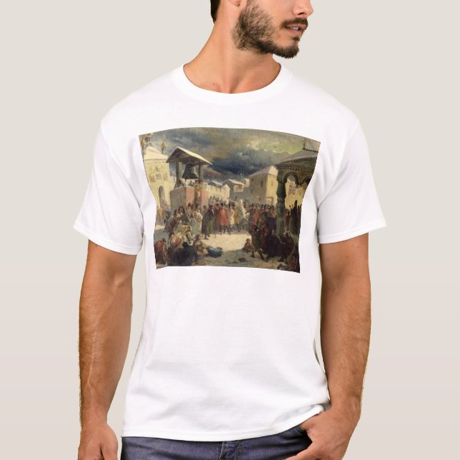 T-shirts O Veche na república de Novgorod, 1861 (Frente)