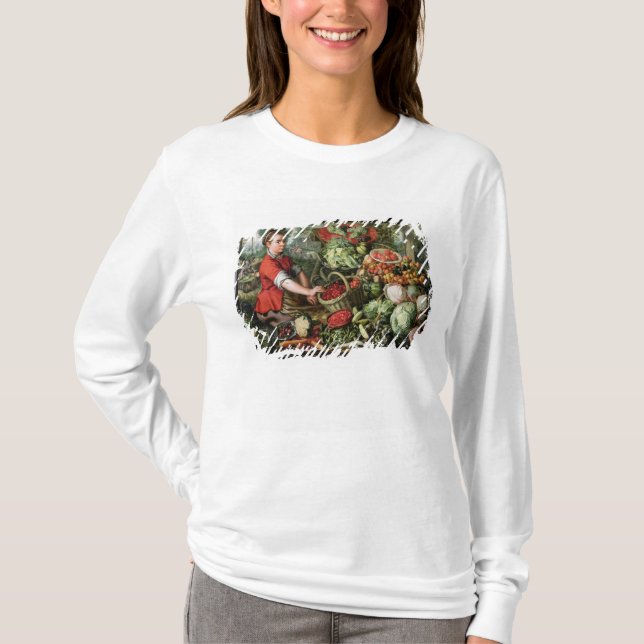 T-shirts O vendedor vegetal (Frente)