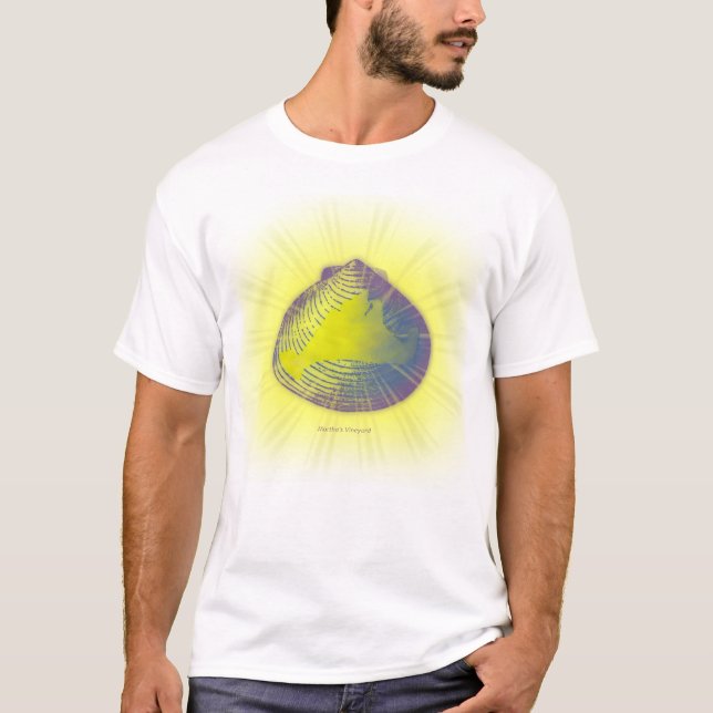 T-shirts O Vineyard Quahog Men de Martha (Frente)