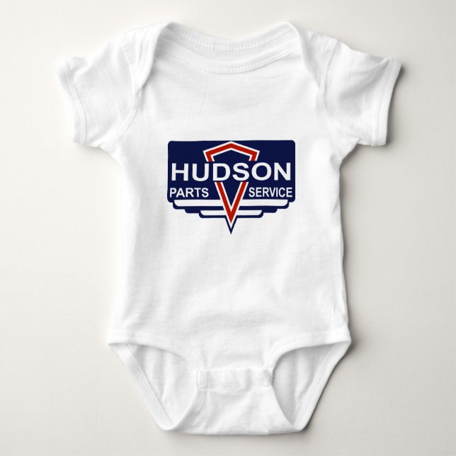 T-shirts O vintage Hudson parte o sinal (Frente)