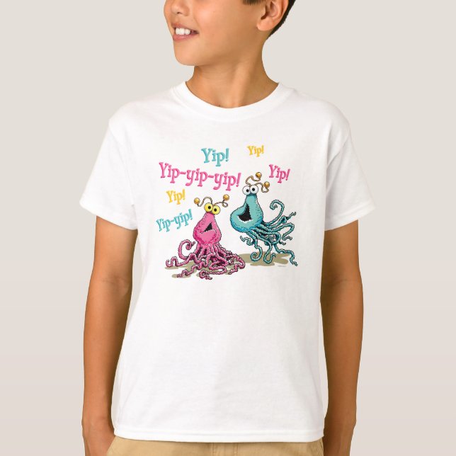 T-shirts O vintage Yip-Yips (Frente)