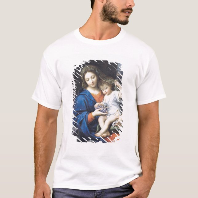 T-shirts O Virgin das uvas, 1640-50 (Frente)