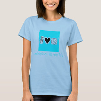 T-shirts o voleibol é minha vida