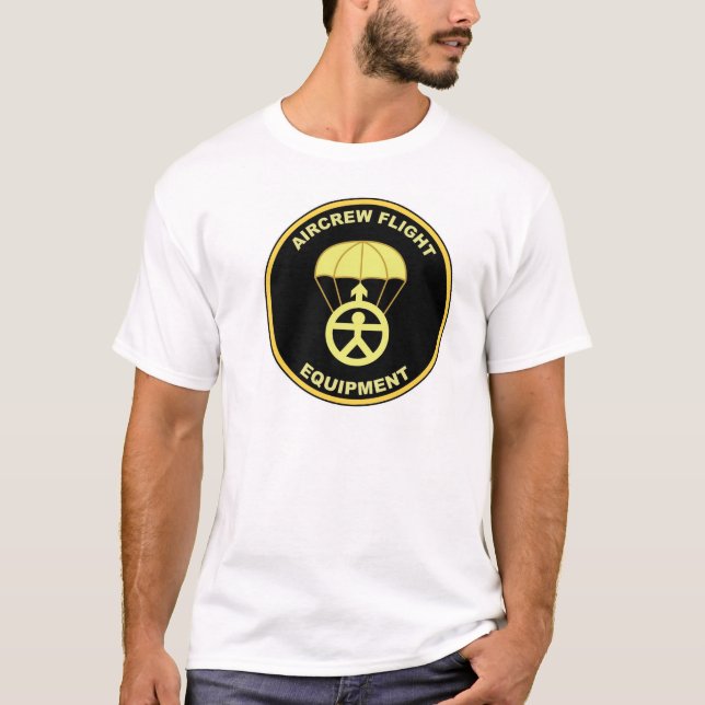 T-shirts O vôo da tripulação aéreo equipa-se (Frente)