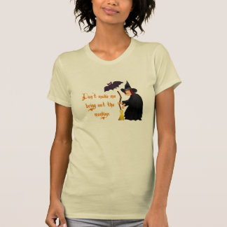 T-shirts O vôo do Dia das Bruxas engraçado Monkeys o