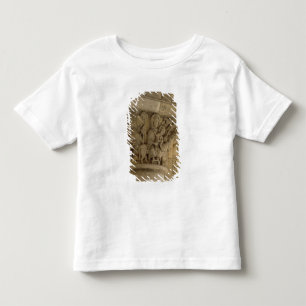 T-shirts O vôo em Egipto, alivio do capital de coluna de