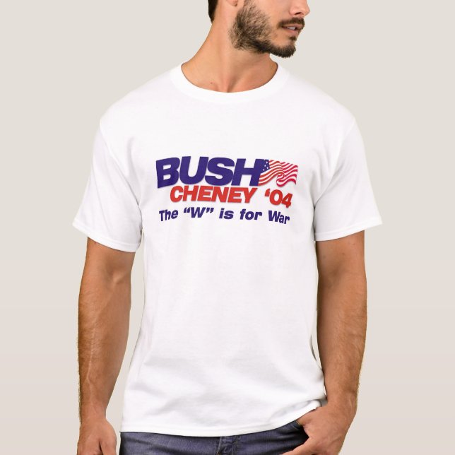 T-shirts O "w" é para a guerra (Frente)