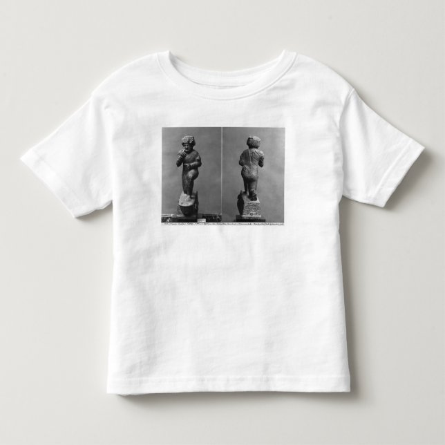 T-shirts O worshipper de Larsa, de parte dianteira e da (Frente)