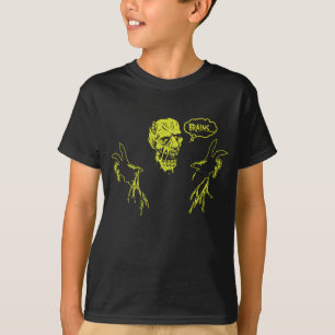 T-shirts O zombi quer cérebros