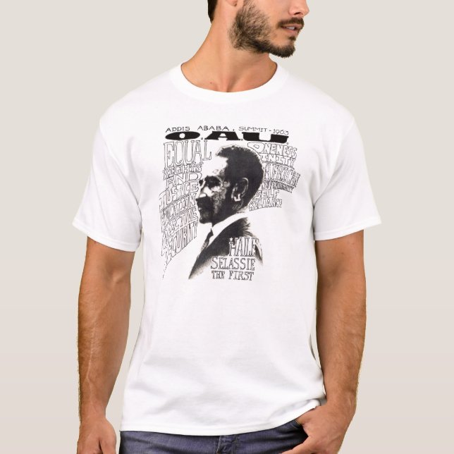 T-shirts OAU Haile Selassie (Frente)