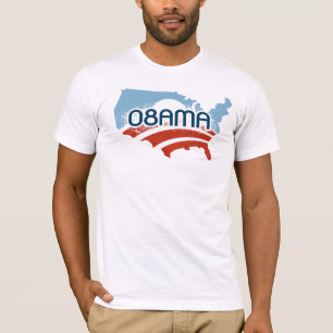 T-shirts Obama: 08AMA