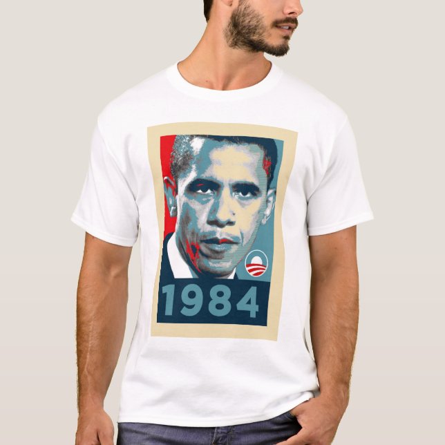 T-shirts Obama 1984 (Frente)