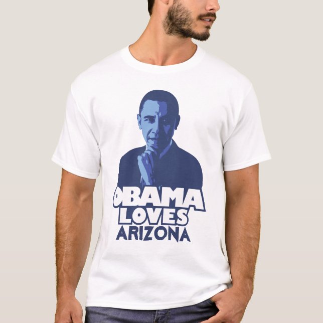 T-shirts OBAMA AMA a arizona (Frente)