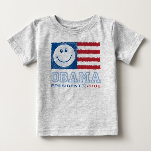 T-shirts Obama Baby (Frente)
