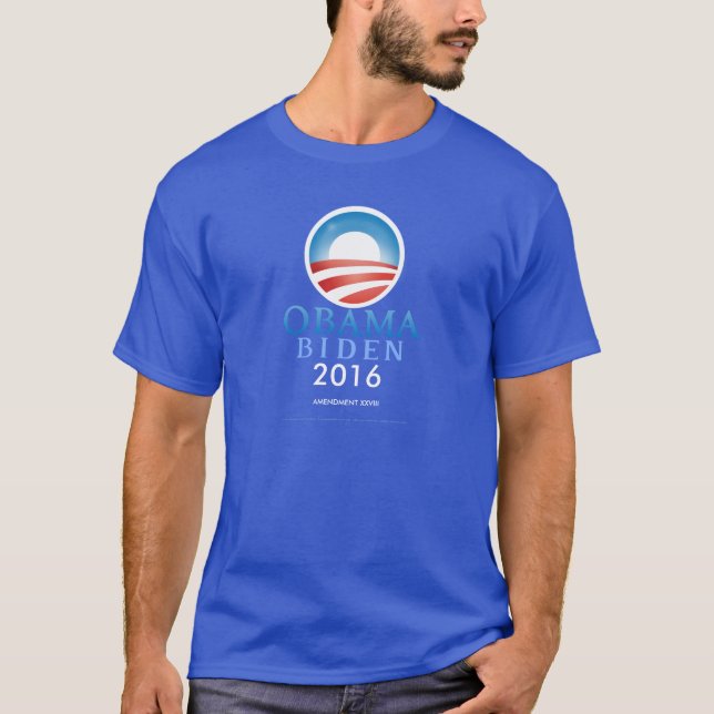T-shirts Obama Biden 2016 (Frente)