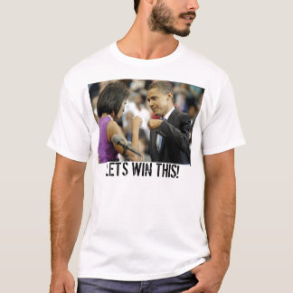 T-shirts Obama e os Michelle-VAMOS GANHAM ESTE!