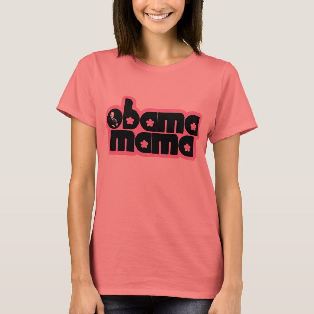 T-shirts obama mama (Frente)