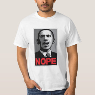 T-shirts Obama Nope
