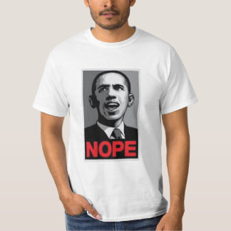 T-shirts Obama Nope