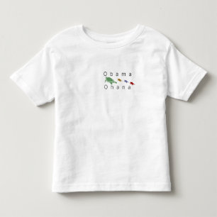 T-shirts Obama Ohana ('família' havaiana) tartaruga crian