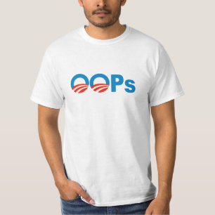 T-shirts Obama oops