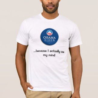 T-shirts Obama,… porque eu uso realmente minha mente
