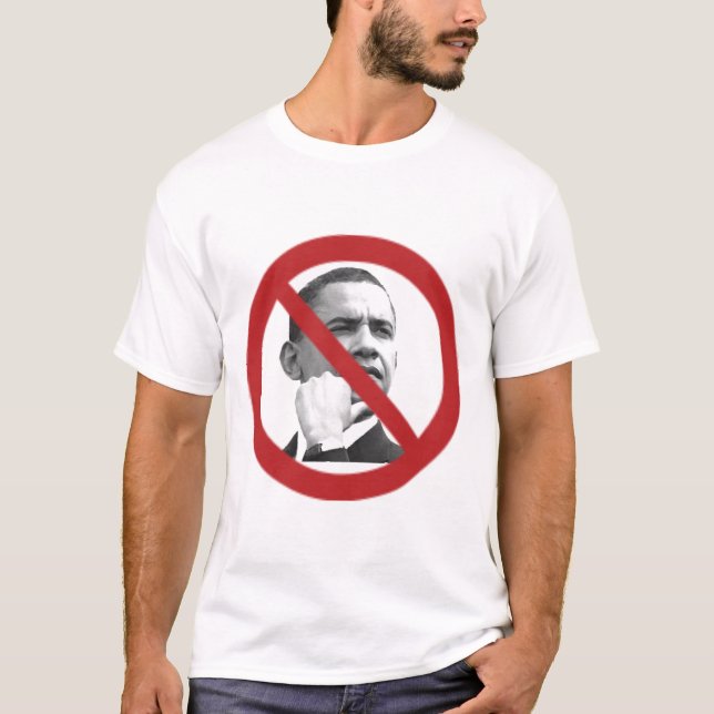T-shirts Obama proibe (Frente)