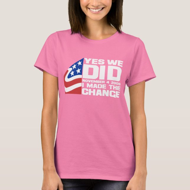 T-shirts Obama Wins (Frente)