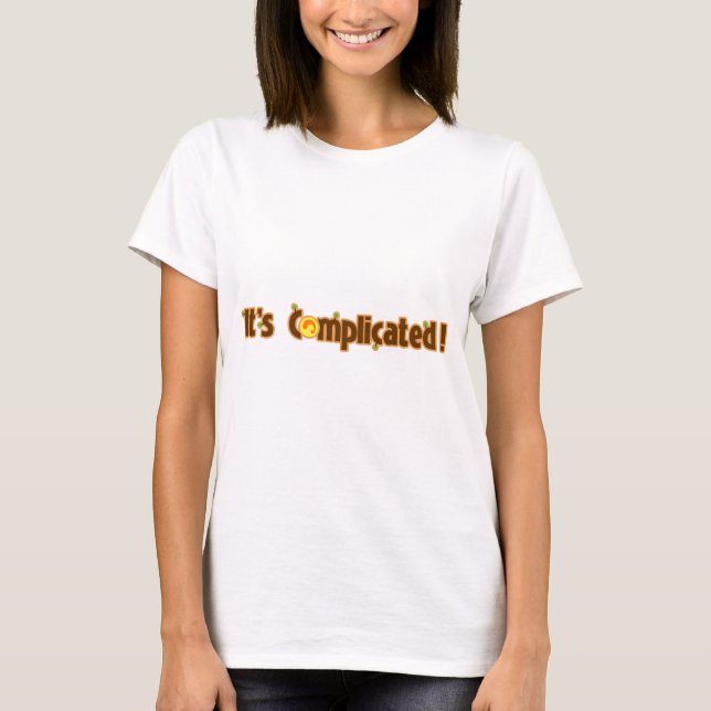 T-shirts Objecto fantástico: Complicou (Frente)