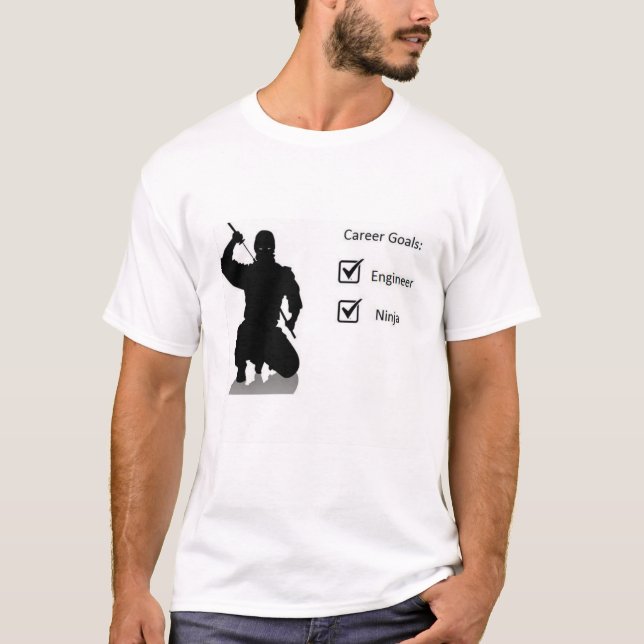 T-shirts Objetivos da carreira (Frente)