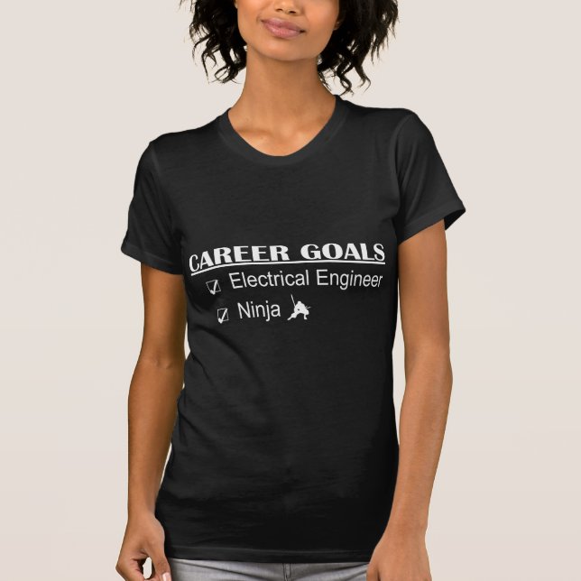 T-shirts Objetivos da carreira de Ninja - engenheiro (Frente)