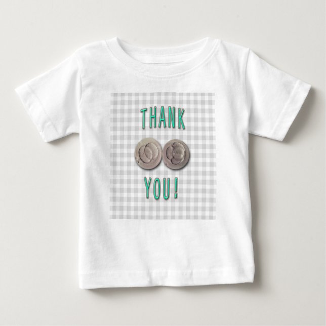 T-shirts obrigado de vf embriões de fertilização in vitro (Frente)